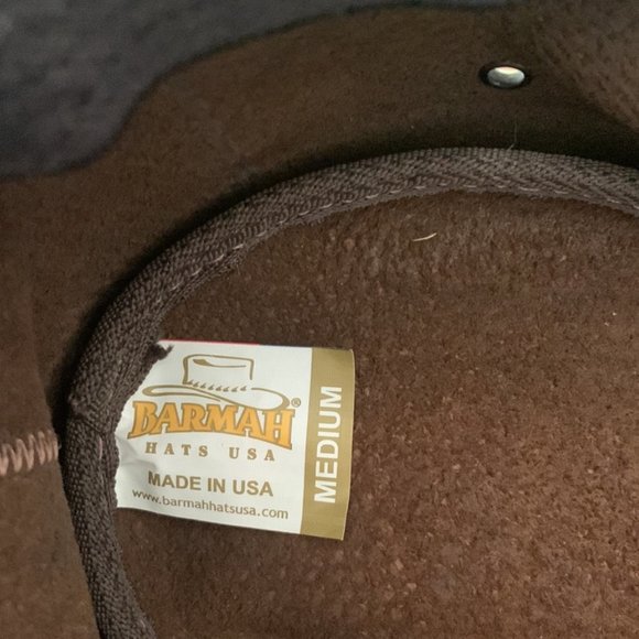 Barmah Suede Hat - Small - Picture 6 of 6